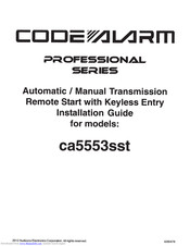 Code Alarm ca5553sst Installation Manual
