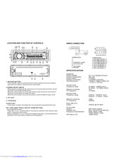 Planet Audio Car Audio System Quick Manual