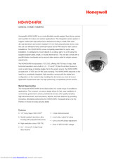 Honeywell HD4VC4HRX Specifications