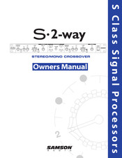 Samson S 2-way Owner's Manual