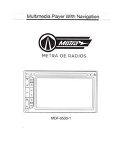 Metra Electronics MDF-9500-1 User Manual