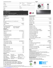 LG LA180HSV2 Submittal Data