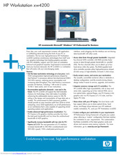 HP Xw4200 - Workstation - 1 GB RAM Specifications