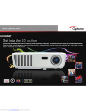 Optoma HD67 Speci?Cations