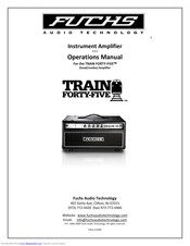 Fuchs Audio Technology TRAIN FORTY-FIVE Operation Manual
