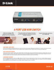 D-Link DKVM-4U Technical Specifications