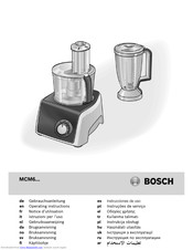 bal kust bedelaar Bosch MCM64060 Manuals | ManualsLib