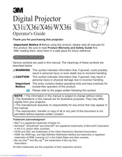 3M X31i Operator's Manual