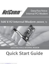 NetComm IN5920-1 Quick Start Manual