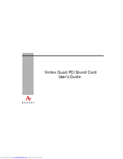 Aureal Vortex Quad User Manual