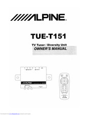 Alpine TUE-T151 Owner's Manual