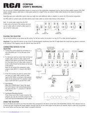 RCA CCRF940 User Manual