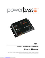 PowerBass ABA-1 User Manual