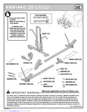 Yakima StickUp Installation Instruction