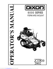 Dixon ZTR 6023 Operator's Manual
