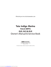 TATA Motors Indigo Marina GLX Owner's Manual & Service Book