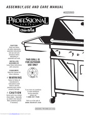 Char-Broil Professional Series 463233503 Assembly, Use And Care Manual