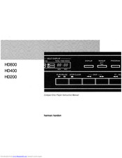 Harman Kardon HD200 Instruction Manual