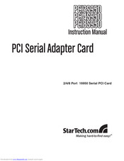 StarTech.com PCI8S950 Instruction Manual