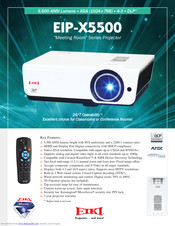 Eiki EIP-X5500 Specifications