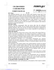 POSIFLEX CR-2205 User Manual