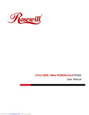 Rosewill RC602 User Manual
