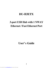 D-Link DU-H3ETX User Manual