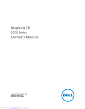 Dell Inspiron 5547 Owner's Manual