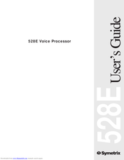 Symetrix 258E User Manual