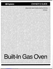Frigidaire GG94BL Owner's Manual