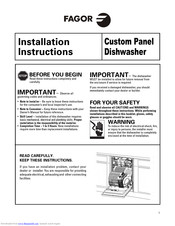 Fagor LFA-75IT Instruction Manual