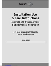 Fagor 6HA-196BX Installation Instructions Manual