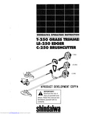 Shindaiwa LE-250 Operating Instrucktion