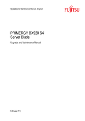 Fujitsu Primergy BX920 S4 Upgrade And Maintenance Manual