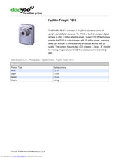FujiFilm FinePix F610 Features