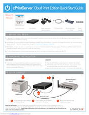 Lantronix xPrintServer Cloud Print Edition Quick Start Manual