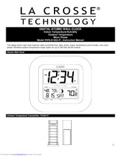 La Crosse Technology KWS-8140U-IT Instruction Manual