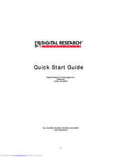 Digital Research Technologies DLCD32 Quick Start Manual