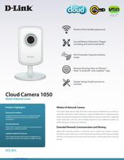 D-Link DCS-931L Cloud Camera 1050 Brochure & Specs