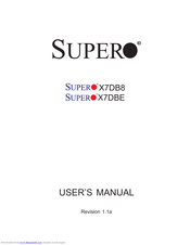 Supero X7DB8 User Manual