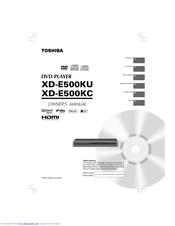 Toshiba XD-E500KC Owner's Manual