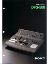 Sony DFS-500 Brochure & Specs