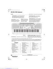 Radio Shack MD-982 Owner's Manual
