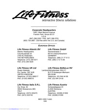 Life Fitness Lifecycle 6500HR Operation Manual