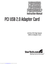 StarTech.com PCI420USB Instruction Manual