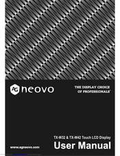 AG Neovo TX-W32 User Manual
