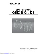 Elmo QBiC S X1 Startup Manual