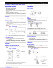 Honeywell HCD95534 Quick Install Manual