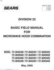 Sears DIVISION 22 721.80403400 Manual