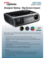 Optoma EP720i Specifications